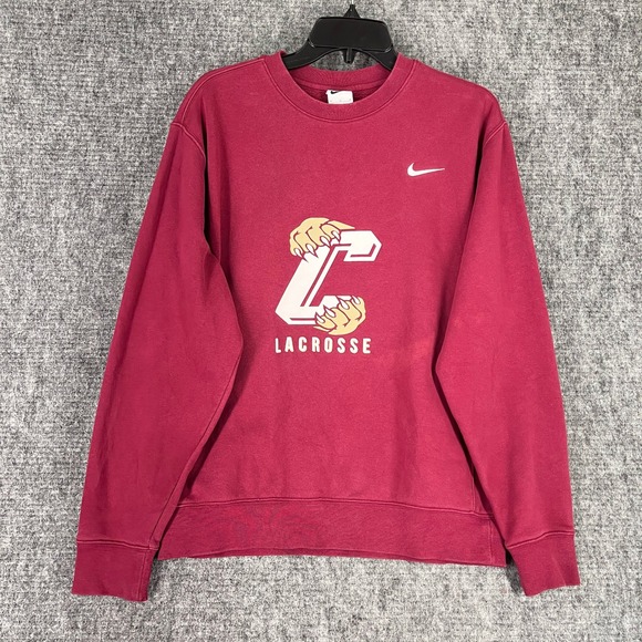 College of Charleston Sweater Size M Nike Lacrosse Crewneck Sweatshirt Academia - Picture 1 of 10